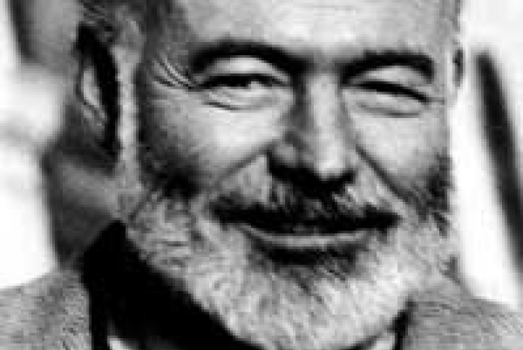 Picture of Hemingway with beard