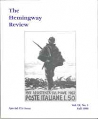 The Hemingway Review Vol.9 No.1 Fall 1989